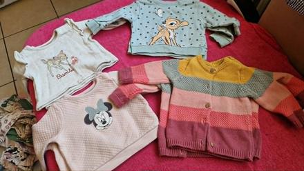 Mikinky pre dvojičky 0-3m, 62