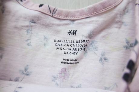 Šaty h&m 122/128, h&m,122