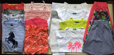 Letný balíček tchibo, benetton, lindex 134/140, 140–152