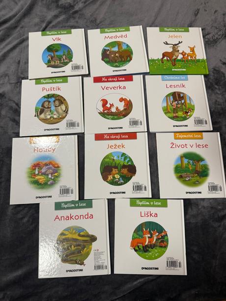 Knihy bydlim v lese,na okraji lesa, 
