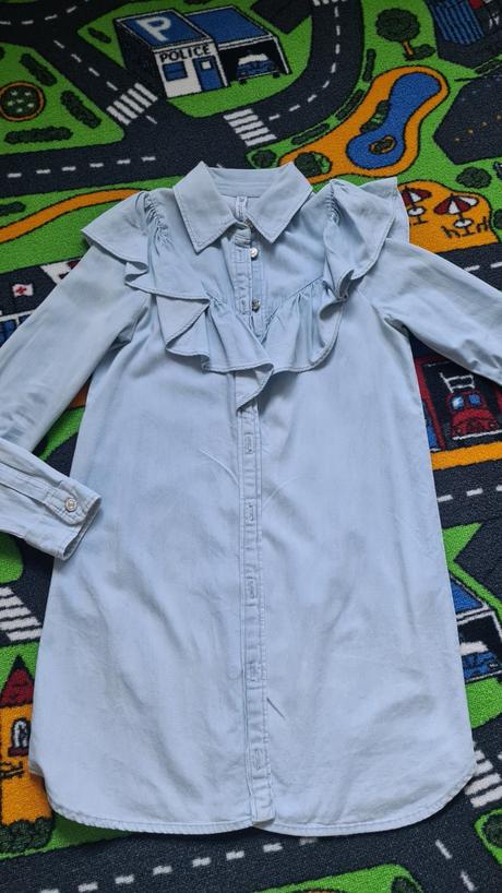 Denimová košeľa, zara,xs