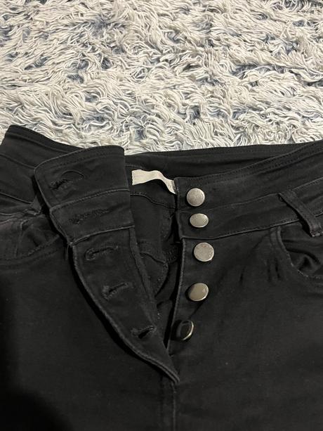 Damske rifle skinny elasticke vysoky pas, s