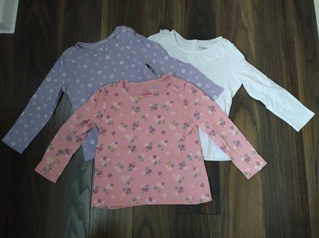 Tričká s dlhým rukávom, v. 86/92, lupilu,86
