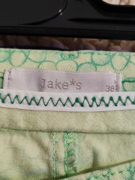 Zelenkavé nohavice jakes, m