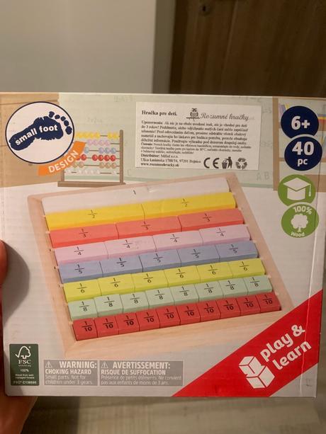 Matematika pre deti - zlomky,