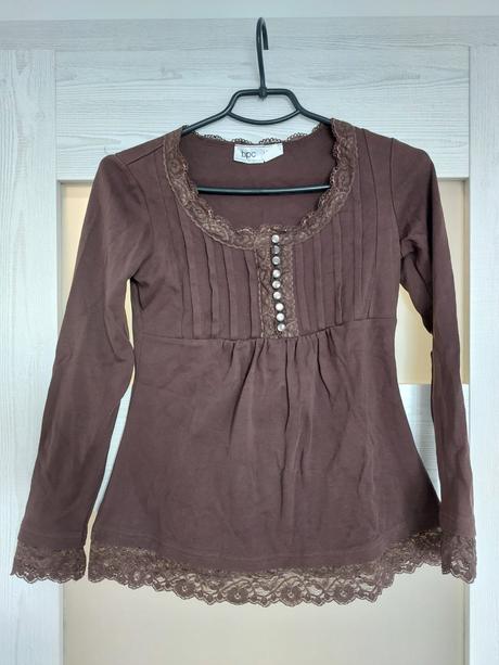 Hnede tehotenske tricko, xs