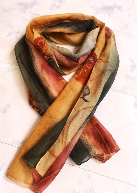 Jemná dámska šatka, xl