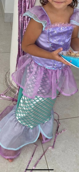 Ariela morská panna detský kostým,