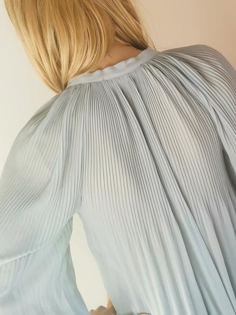 Bik bok - elegantná plisovaná blúzka, xs