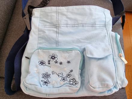 Taška na cestu + prebaľovacia taška,