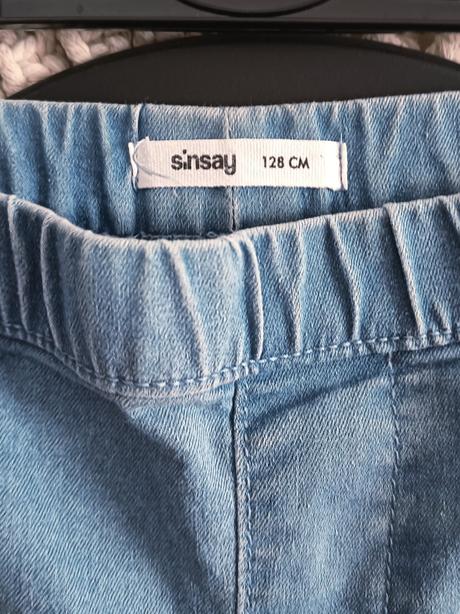 Dievčenské džínsy, sinsay,128