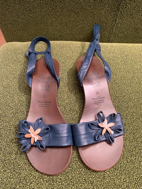 Kožené sandálky, 36