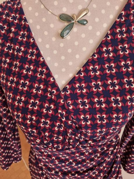 Bordovo-modré šaty ralph lauren veľ. s, ralph lauren,s