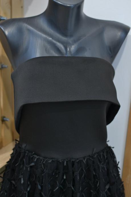 Čierne spoločenské šaty 36, 36