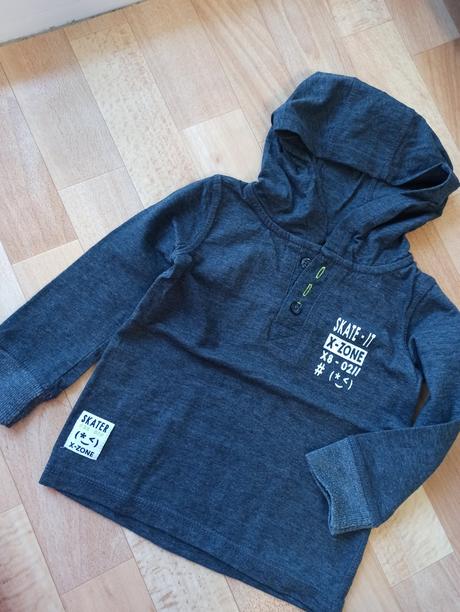 Tričká s kapucňou 86/92, lupilu,92