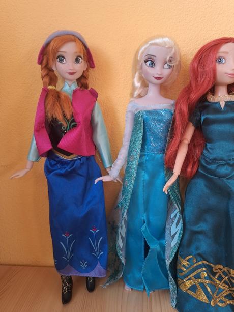 Disney store princess - elsa, anna, ariel, merida, 