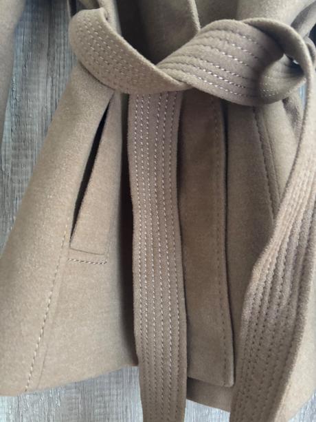 Hnedý kabát, h&m,40