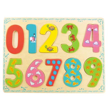 Drevené puzzle čísla, 