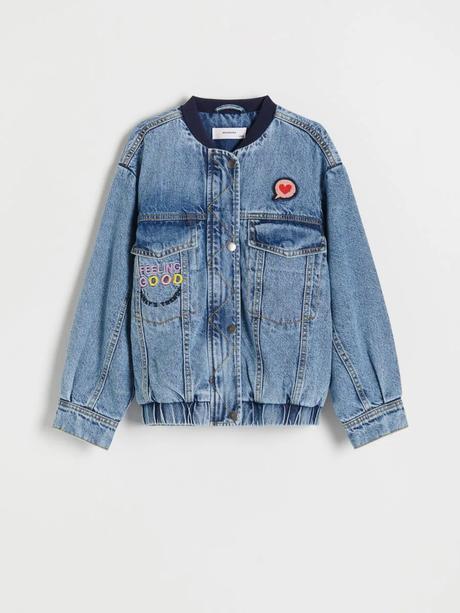 Denimova bomber, riflova bunda reserved, reserved,140 / 152 / 158