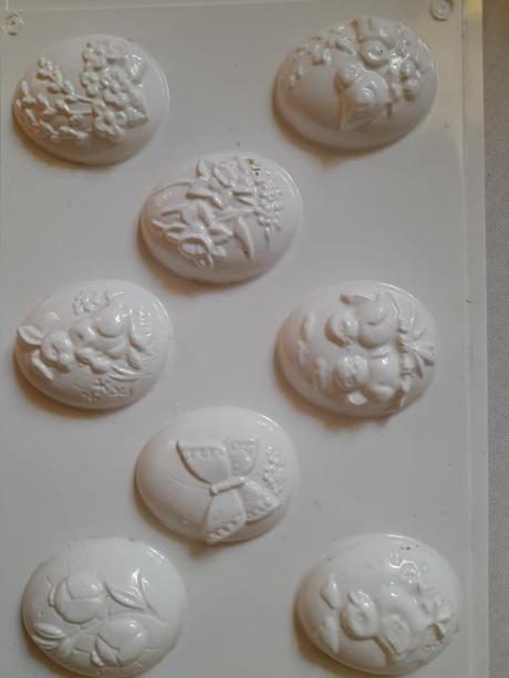 Forma na sadrové vajíčka, 