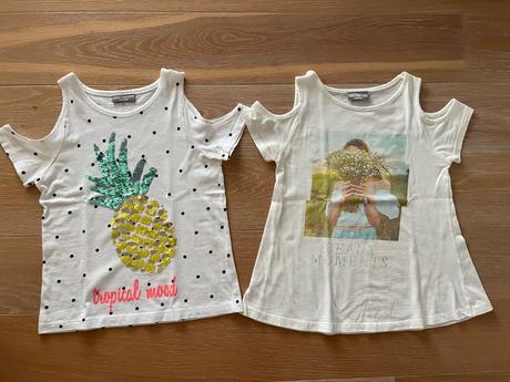 Tričká 2ks, 134/140, pepco,134