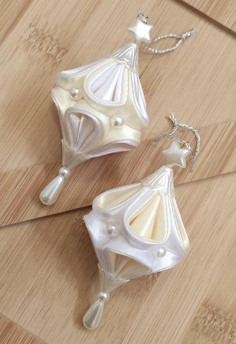 Saténová kvapka dvojfarebná, 