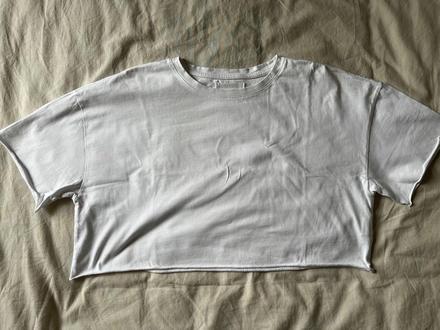 Crop top tričko, zara,l