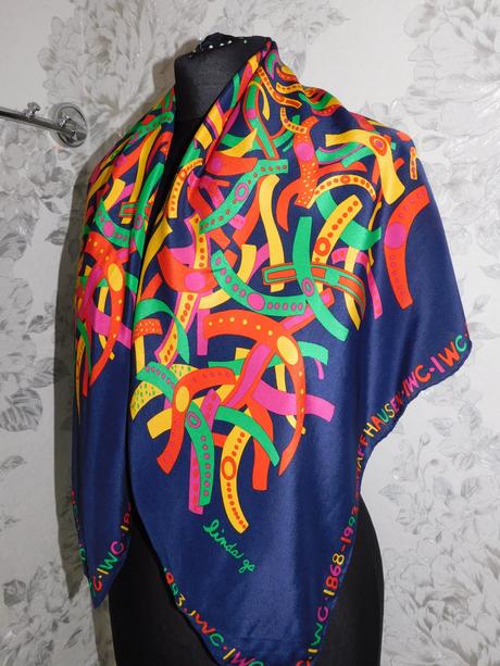 Linda gs kvalitná luxusna hodvabna elegantná šatka, xl