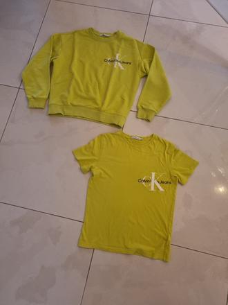 Mikina a tričko ck 12y, 140–152