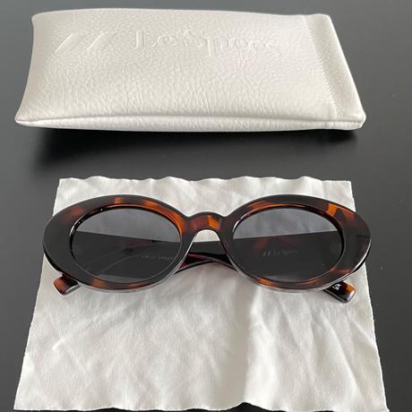 Le specs korytnačinové oválne slnečné okuliare, 