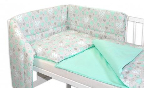 3-dielna sada mantinel s obliečkami + zavinovačka, šírka (cm): 90,dĺžka (cm): 120