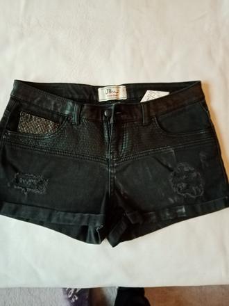 Šortky kozenkovo riflove, s