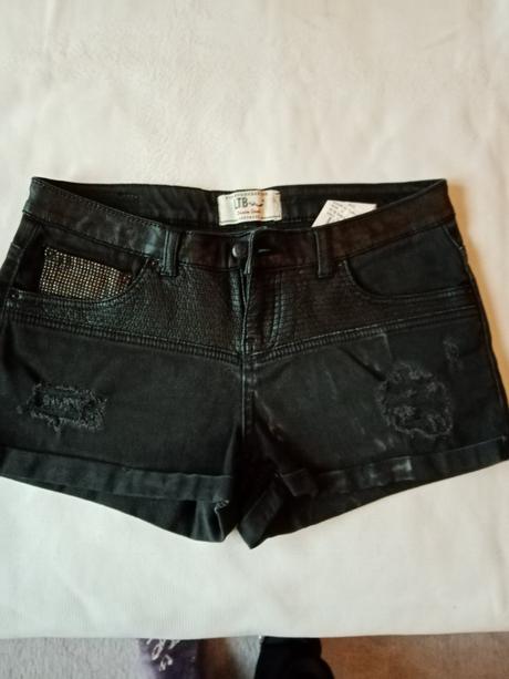 Šortky kozenkovo riflove, s