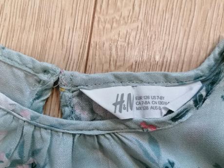 Krásne šatičky s motívom zvieratiek, h&m,128