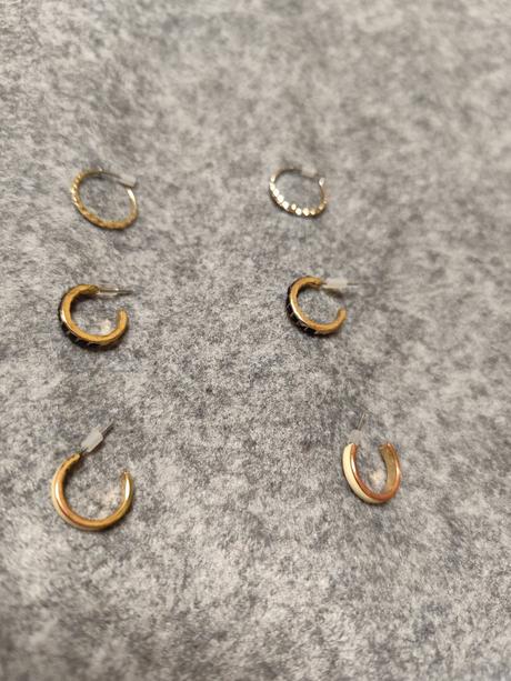 Sada kruzkovych nausnic, predaj ako sada, 