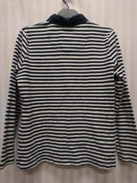 Dámsky pásikavý elastický top, dash, l