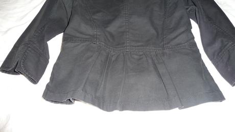 Sako s nafúknutým golierom, s