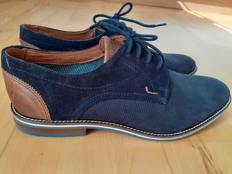 Kožené poltopánky baťa, baťa,44