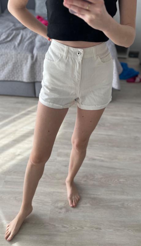 Biele kratasy, vero moda,s