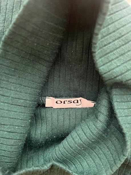 Šaty rebrované s golierom, orsay,34