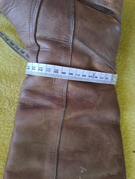 Hnedé kožené čižmy veľkosť 39, 39