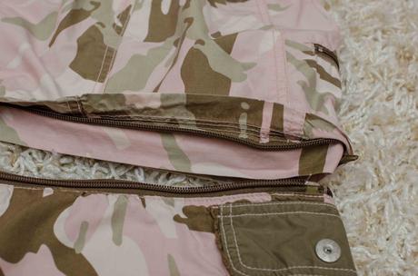 Maskáčová sukňa 2v1, c&a,128