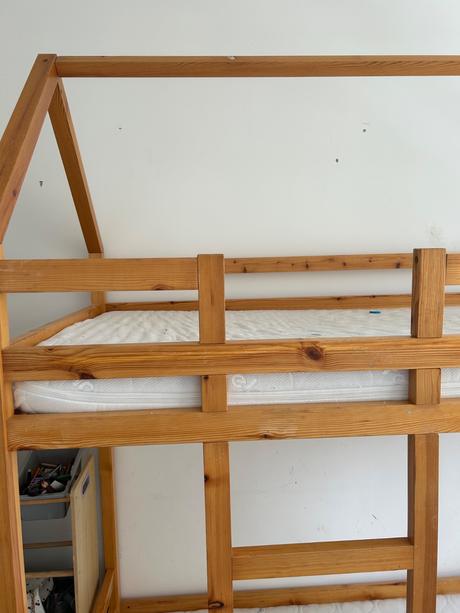 Postel poschodova montessori domcek, šírka (cm): 90,dĺžka (cm): 200
