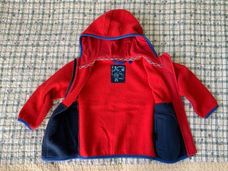 Flisova bundicka s kapucnou (2-3 yrs), next,98