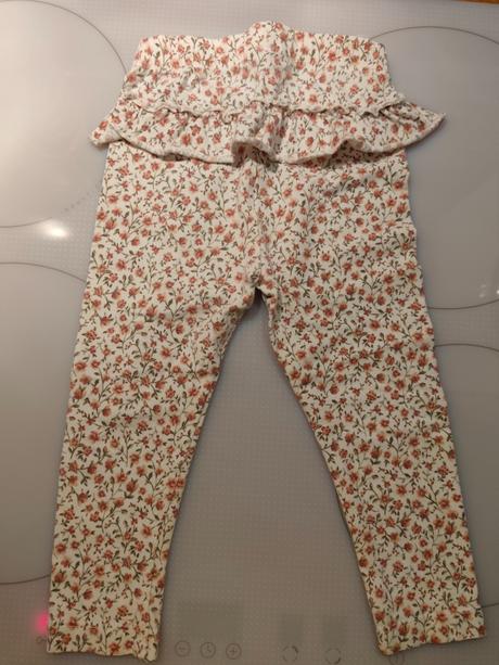 Legíny s volánom newbie s kvetinkami, newbie,86