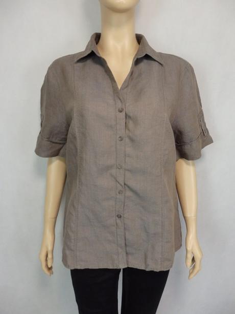 Kvalitná ľanová blúzka, 46