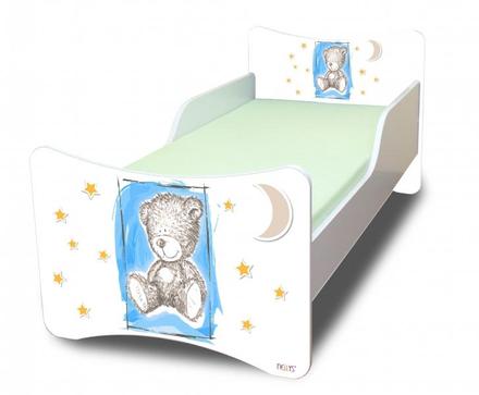 Detská posteľ sweet teddy, šírka (cm): 70,dĺžka (cm): 140