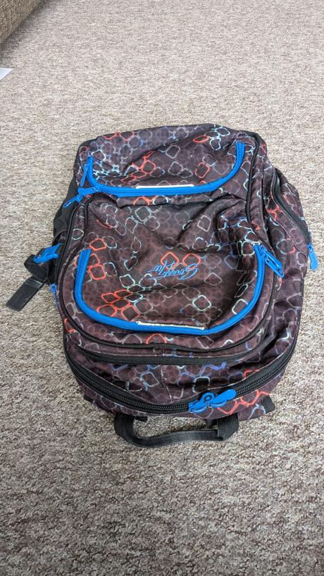 Kvalitný študentský batoh topgal výborný stav, 