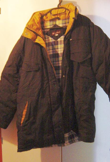 Čierna pánska vetrovka, m