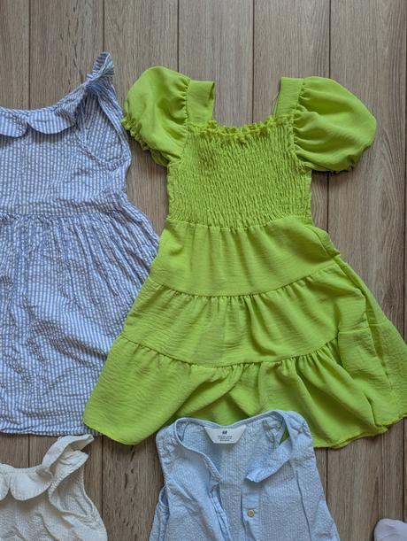 Dievcenske letne saty, h&m,116